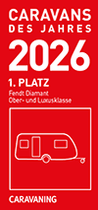Caravans des Jahres 2026 – 1. Platz Fendt-Caravan DIAMANT (Ober- und Luxusklasse)