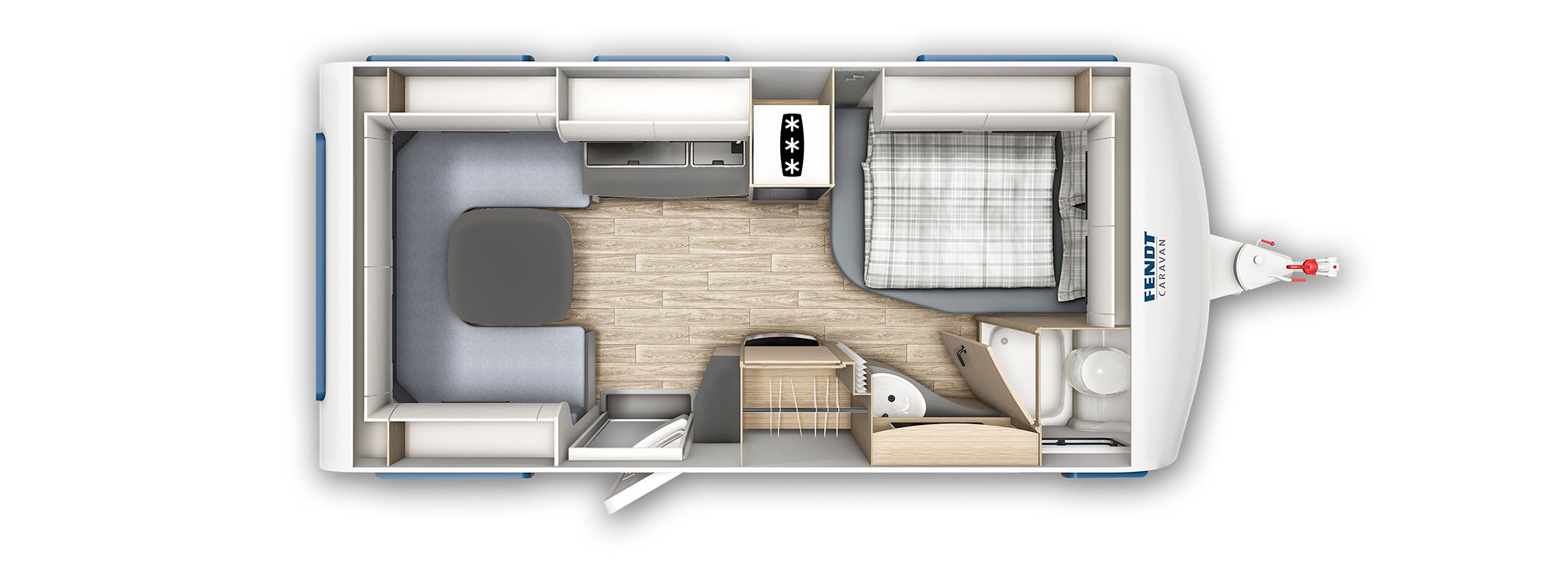 zeil portemonnee taart Fendt-Caravan | Wohnwagen von Fendt | 465 SFB